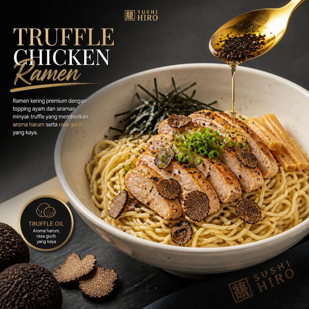 Truffle Chicken Ramen Sushi Hiro